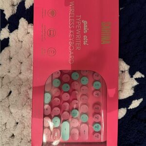 Sarina Pink and Blue Wireless Keyboard